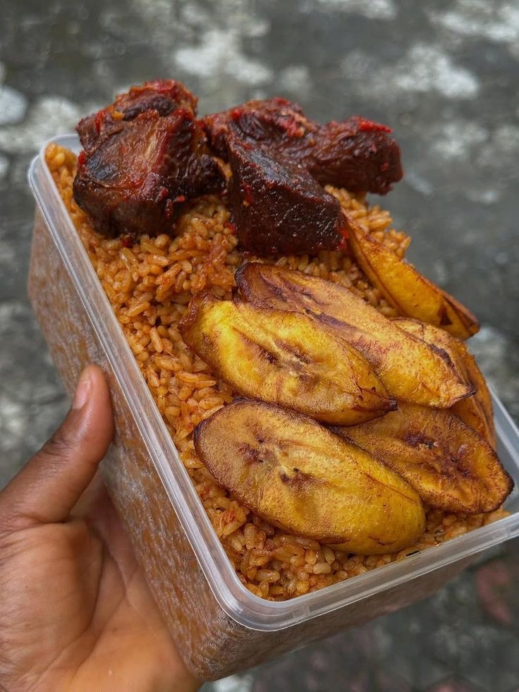 Jollof rice & beef