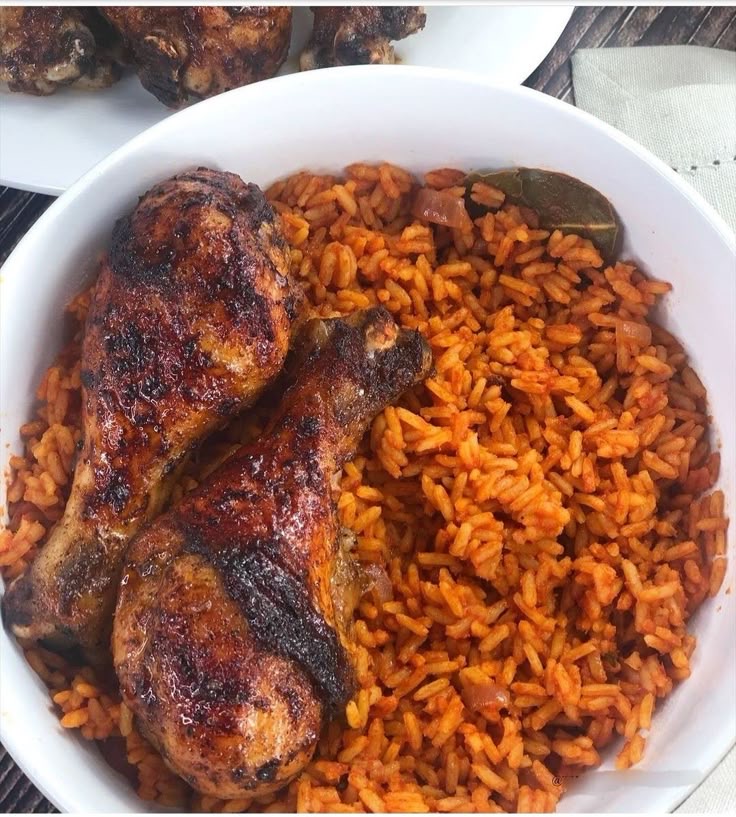 Jollof rice & chicken