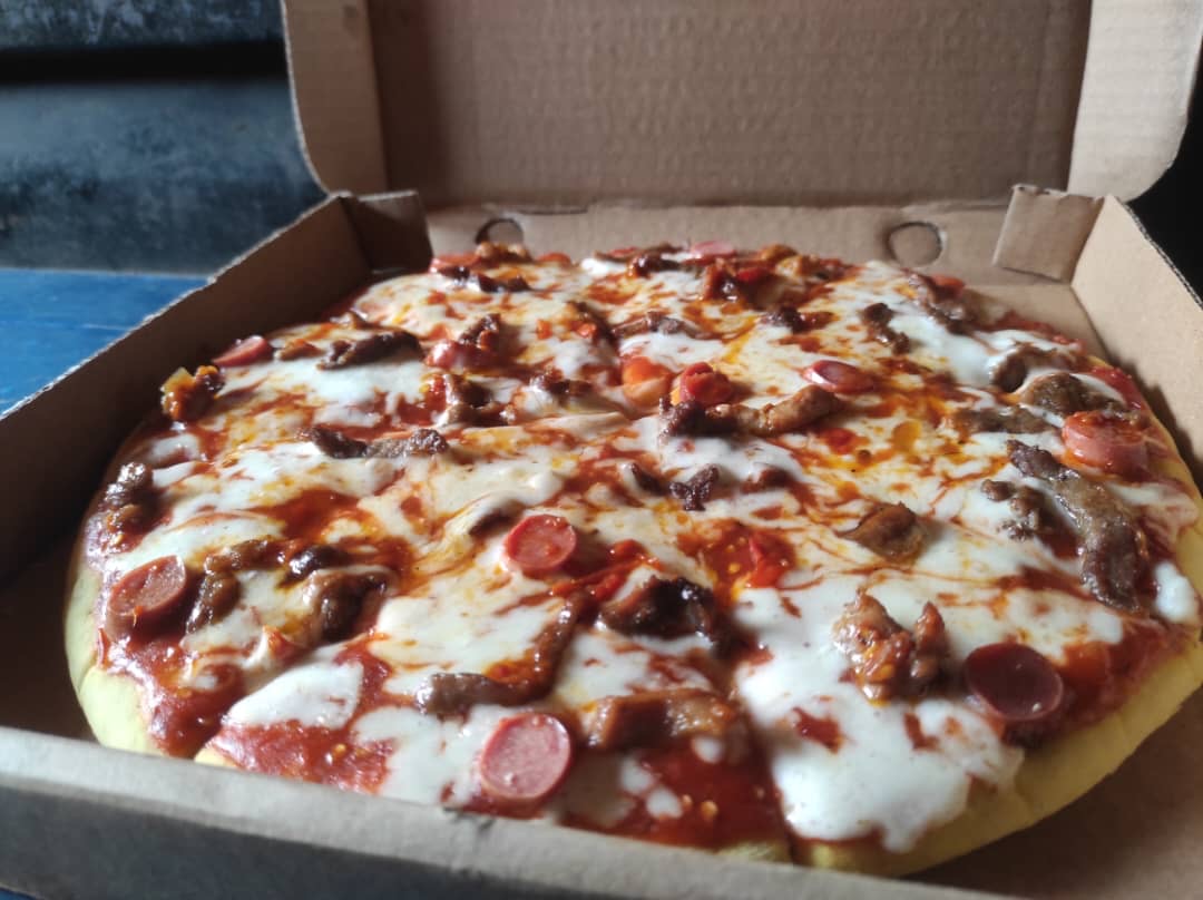 Hotdog pizza(large)